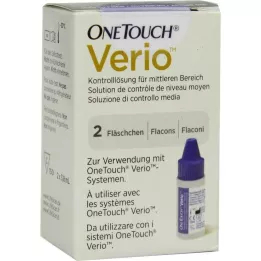 ONE TOUCH Verio kontrolinio tirpalo terpė, 2x3,8 ml