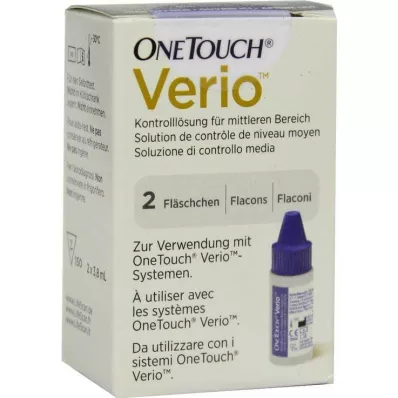ONE TOUCH Verio kontrolinio tirpalo terpė, 2x3,8 ml ONE TOUCH Verio kontrolinio tirpalo terpė, 2x3,8 ml