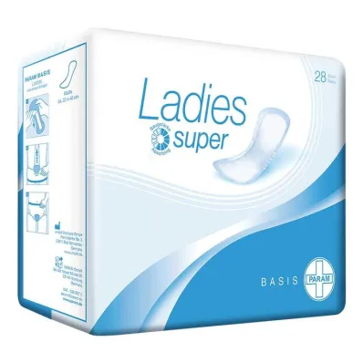 Param Ladies Incontinence Templates Basic Super, 28 vnt Param Ladies Incontinence Templates Basic Super, 28 vnt