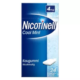 NICOTINELL Kramtomoji guma Cool Mint 4 mg, 24 vnt
