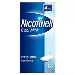 NICOTINELL Kramtomoji guma Cool Mint 4 mg, 96 vnt