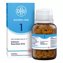 BIOCHEMIE DHU 1 Calcium fluoratum D 12 tabletės, 420 vnt