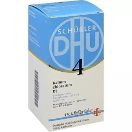 BIOCHEMIE DHU 4 Potassium chloratum D 3 tabletės, 420 vnt