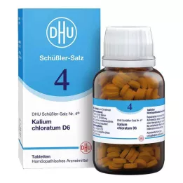 BIOCHEMIE DHU 4 Kalium chloratum D 6 tabletės, 420 vnt