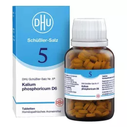 BIOCHEMIE DHU 5 Kalium phosphoricum D 6 tabletės, 420 vnt