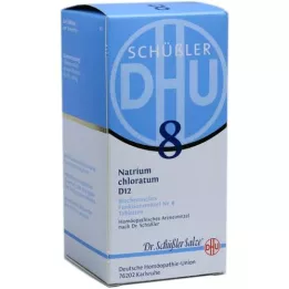 BIOCHEMIE DHU 8 natrio chloratum D 12 tablečių, 420 vnt