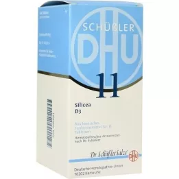 BIOCHEMIE DHU 11 Silicea D 3 tablečių, 420 vnt