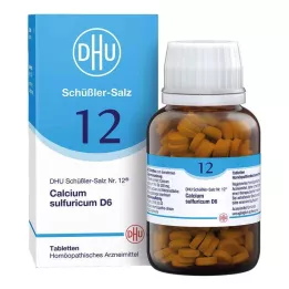 BIOCHEMIE DHU 12 Calcium sulfuricum D 6 tablečių, 420 vnt