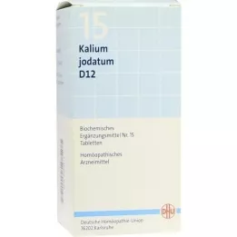 BIOCHEMIE DHU 15 kalio jodato D 12 tablečių, 420 vnt