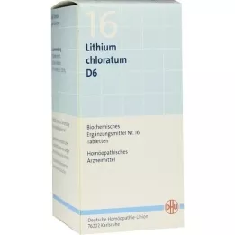BIOCHEMIE DHU 16 Lithium chloratum D 6 tablečių, 420 vnt