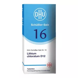 BIOCHEMIE DHU 16 Lithium chloratum D 12 tablečių, 420 vnt