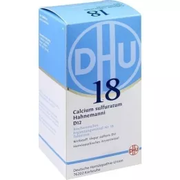 BIOCHEMIE DHU 18 Calcium sulfuratum D 12 tablečių, 420 vnt