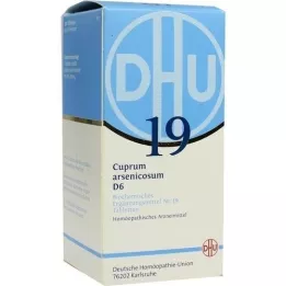 BIOCHEMIE DHU 19 Cuprum arsenicosum D 6 tablečių, 420 vnt