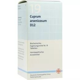 BIOCHEMIE DHU 19 Cuprum arsenicosum D 12 tablečių, 420 vnt