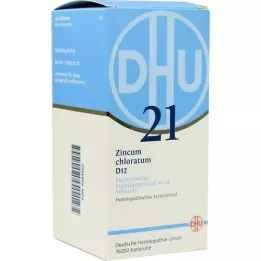 BIOCHEMIE DHU 21 Zincum chloratum D 12 tablečių, 420 vnt