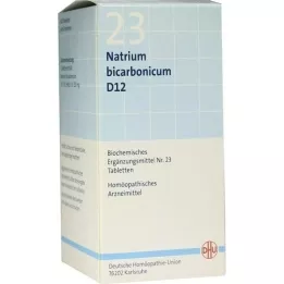 BIOCHEMIE DHU 23 Natrum bicarbonicum D 12 tabletės, 420 vnt