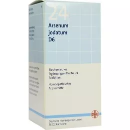 BIOCHEMIE DHU 24 Arsenum jodatum D 6 tabletės, 420 vnt