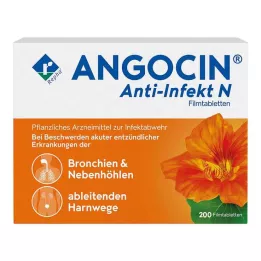 ANGOCIN Anti Infekt N plėvele dengtos tabletės, 200 vnt