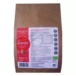 ACEROLA 100 % Bio Pur natūralūs Vit.C milteliai, 500 g