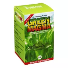 GREEN MAGMA Miežių žolės ekstrakto tabletės, 320 vnt