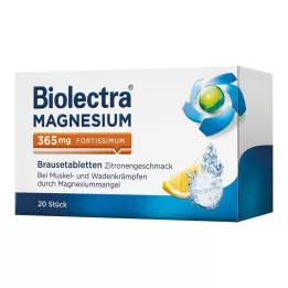 BIOLECTRA Magnis 365 mg fortissimum citrina, 20 vnt