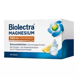 BIOLECTRA Magnis 365 mg fortissimum citrina, 40 vnt