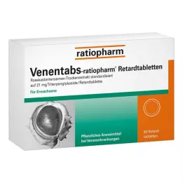VENENTABS-ratiopharm pailginto atpalaidavimo tabletės, 50 vnt
