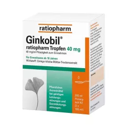GINKOBIL-ratiopharm lašai 40 mg, 200 ml