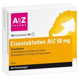 EISENTABLETTEN AbZ 50 mg plėvele dengtos tabletės, 100 vnt