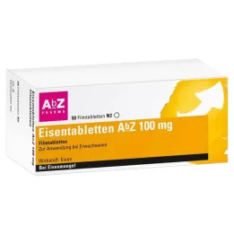 EISENTABLETTEN AbZ 100 mg plėvele dengtos tabletės, 50 vnt