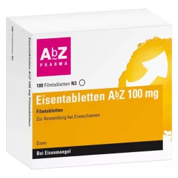 EISENTABLETTEN AbZ 100 mg plėvele dengtos tabletės, 100 vnt