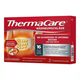 THERMACARE Nugaros įvyniojimai S-XL skausmui malšinti, 2 vnt