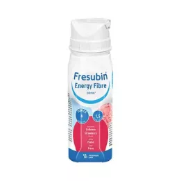FRESUBIN ENERGY Pluoštas DRINK Braškių gėrimas, 4X200 ml