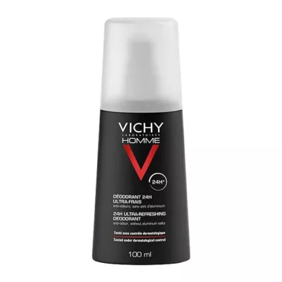 VICHY HOMME Purškiamas dezodorantas, 100 ml VICHY HOMME Purškiamas dezodorantas, 100 ml