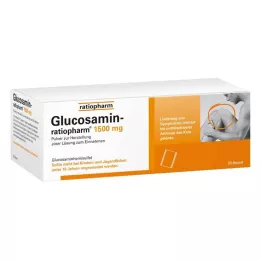 GLUCOSAMIN-RATIOPHARM 1500 mg milteliai, skirti vartoti per burną, 90 vnt