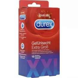 DUREX Realaus jausmo ypač dideli prezervatyvai, 10 vnt