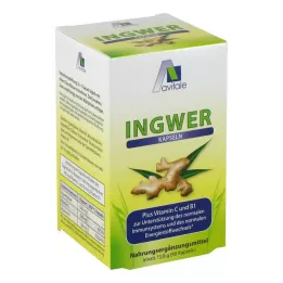 INGWER 500 mg kapsulės+vitaminas B1+C, 90 vnt