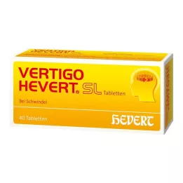 VERTIGO HEVERT SL Tabletės, 40 vnt