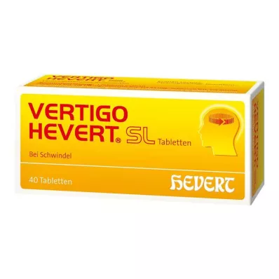 VERTIGO HEVERT SL Tabletės, 40 vnt VERTIGO HEVERT SL Tabletės, 40 vnt