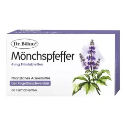 DR.BÖHM Vienuolių pipirai 4 mg plėvele dengtos tabletės, 60 vnt