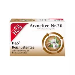 H&amp;S arbatos filtravimo maišeliai nuo kosulio, 20X2,5 g