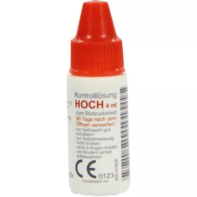 GLUCO TEST Plius kontrolinis tirpalas didelis, 4 ml