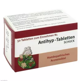 ANTIHYP Tabletės Schuck, 50 vnt