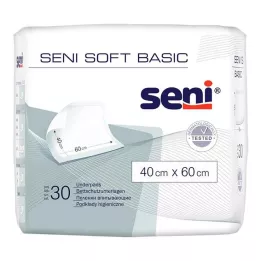 SENI Soft Basic lovos apsauginis padas 40x60 cm, 30 vnt