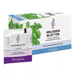 MELISSENBLÄTTER Arbatos filtrų maišeliai, 20X1,5 g