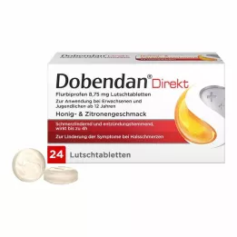 DOBENDAN Direkt Flurbiprofen 8,75 mg pastilės, 24 vnt