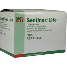 SENTINEX lite veido kaukė mėlyna, 50 vnt