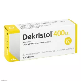 DEKRISTOL 400 TV tabletės, 100 vnt