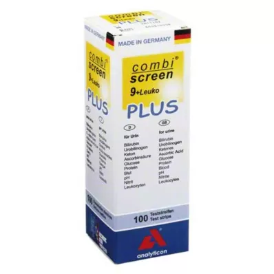 COMBISCREEN 9+Leuko Plus tyrimo juostelės, 100 vnt