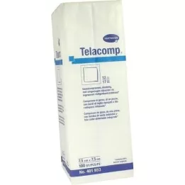 TELACOMP Kompresai 7,5x7,5 cm 12 kartų, 100 vnt